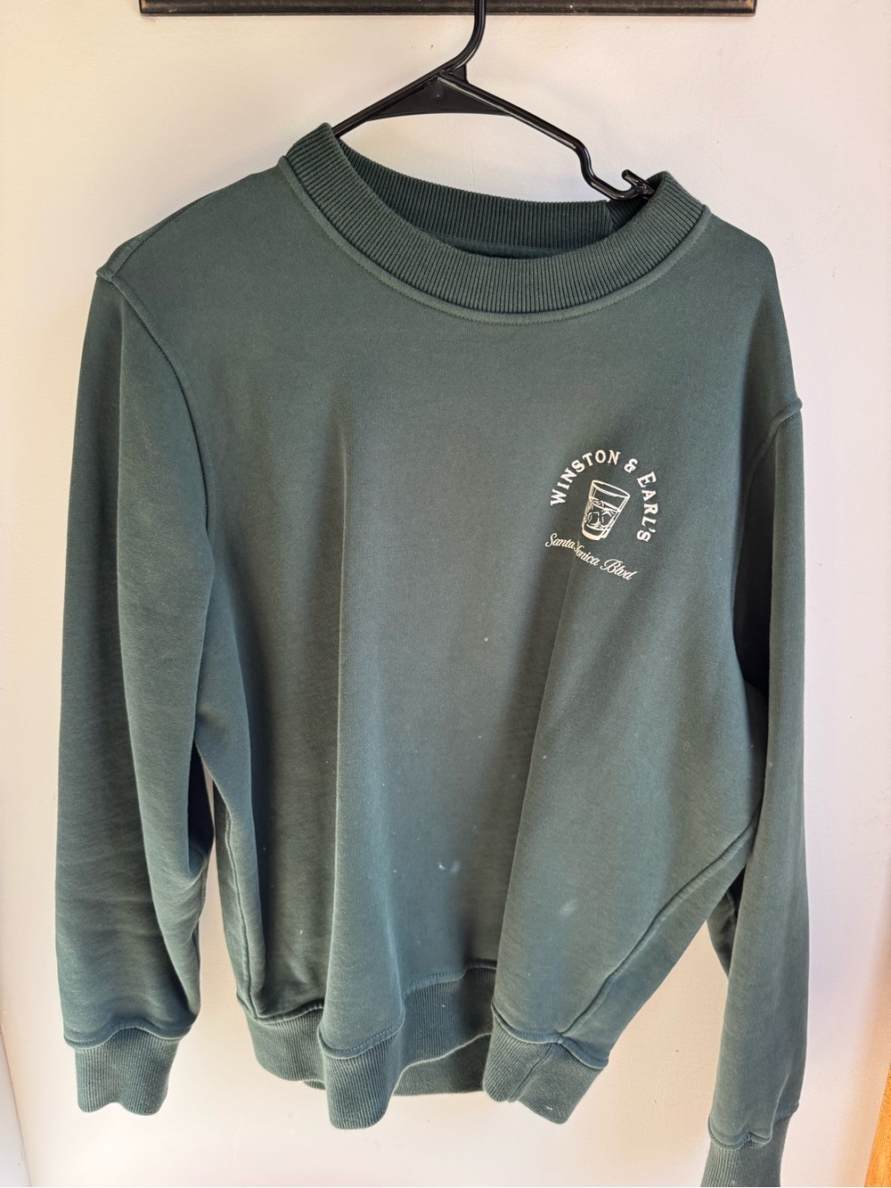 Abercrombie & Fitch Dark Green Crewneck Sweatshirt